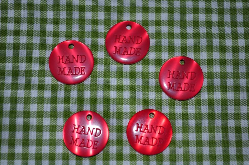 Zierteil Handmade rot