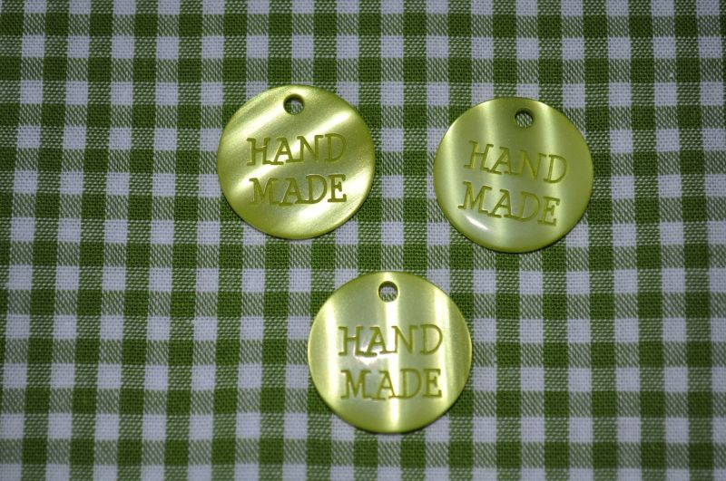 Zierteil Handmade hellgrün
