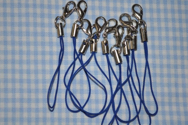 Handyanhänger mit Karabinerhaken dunkelblau
