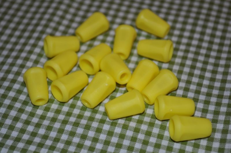 Kordelstopper Kordelende gelb
