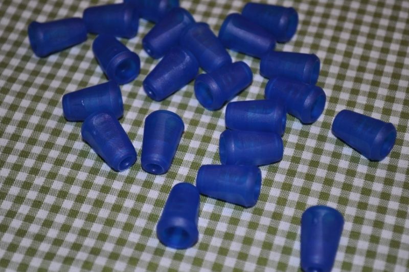 Kordelstopper Kordelende blau