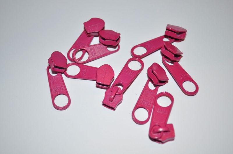 Schieber/Zipper 5 mm Reißverschluss Pink