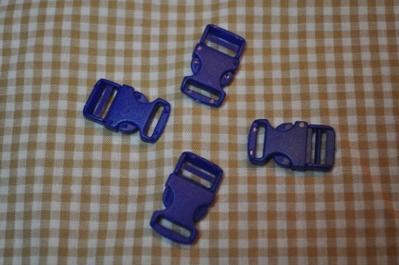 Steckschnalle 10 mm royalblau