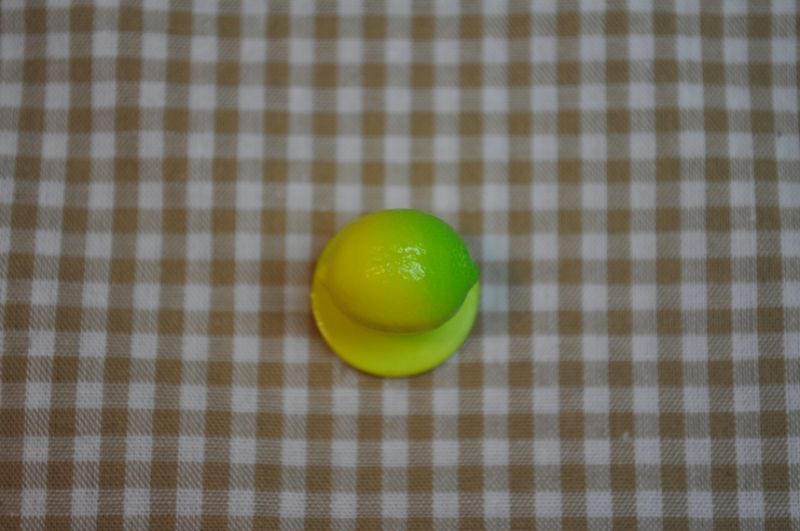 Kochjacken Knopf Zitrone