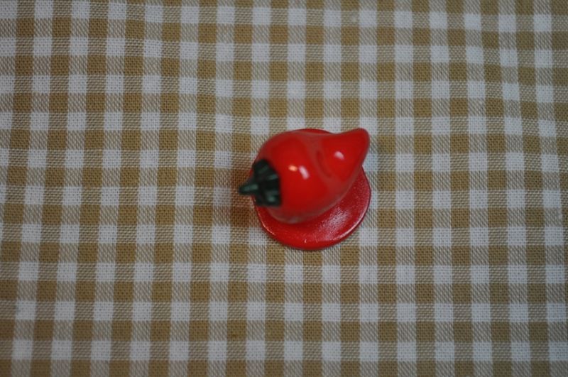 Kochjacken Knopf Peperoni