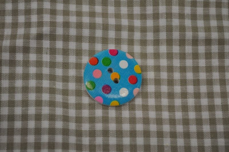 Knopf Dots blau 2,2cm