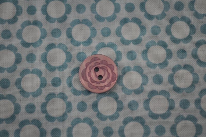 Knopf Blumenkreis klein flieder