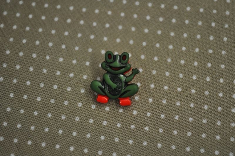 Knopf Frosch