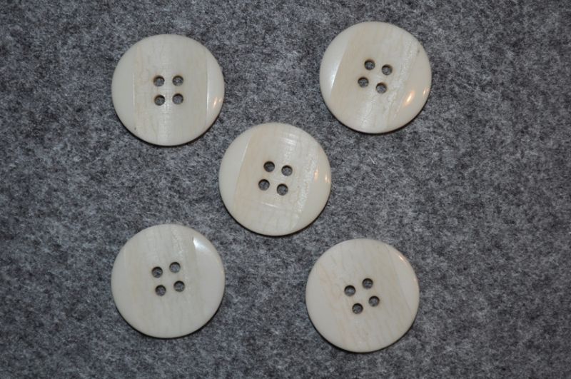 Knopf Matt/Glänzend Struktur hell beige