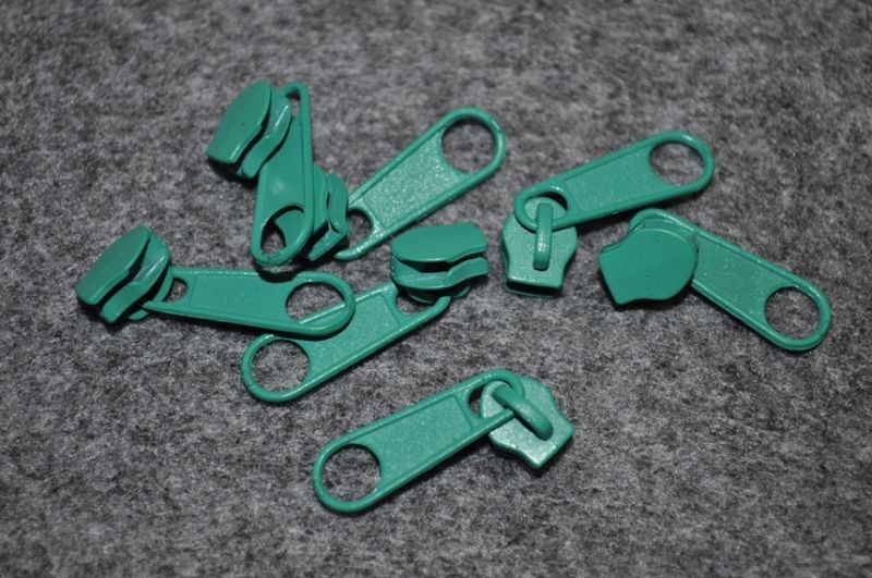Schieber/Zipper 3 mm Reißverschluss smaragd