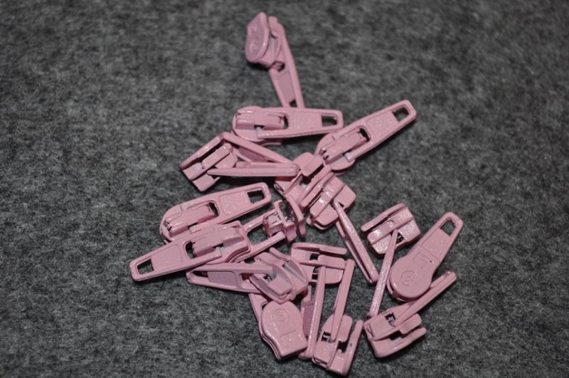 Schieber/Zipper 3 mm Reißverschluss babyrosa