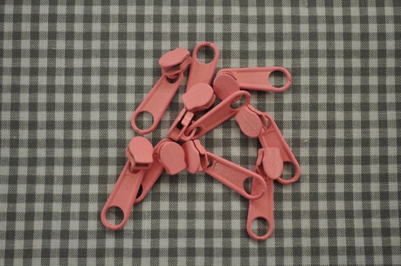 Schieber/Zipper 3 mm Reißverschluss altrosa