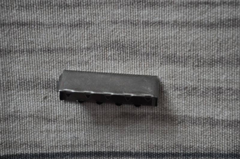 Endstück / Gürtelenden 30mm platin