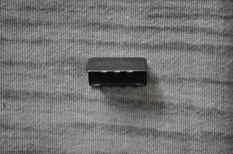 Endstück / Gürtelenden 20mm Platin