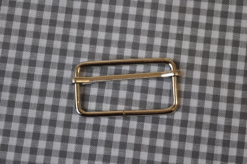 Schieber Gurtversteller Silber 15x30 mm