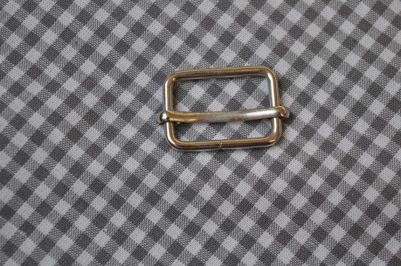 Schieber Gurtversteller Silber 13x20