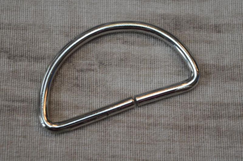 D-Ring 50 mm offen silber
