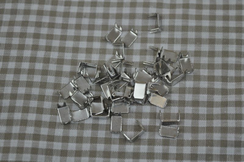 Endstück für 3 mm Reißverschluss -5 Stk- Silber