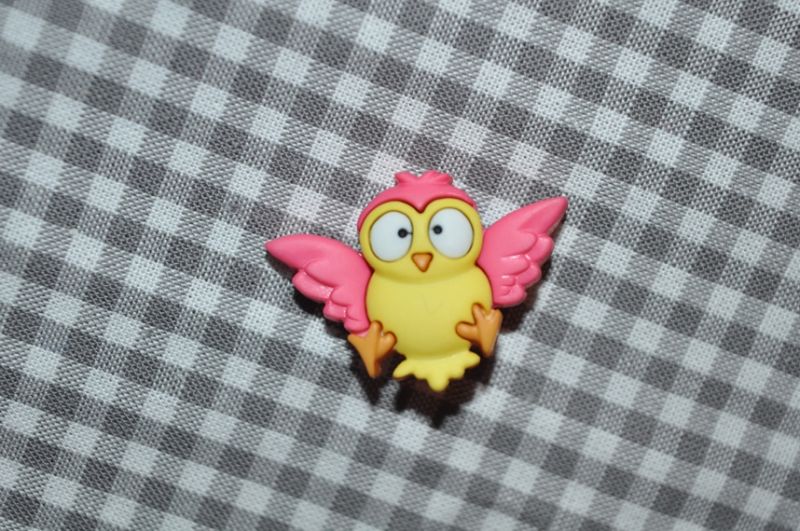 Knopf Lustiger Eule 3d 