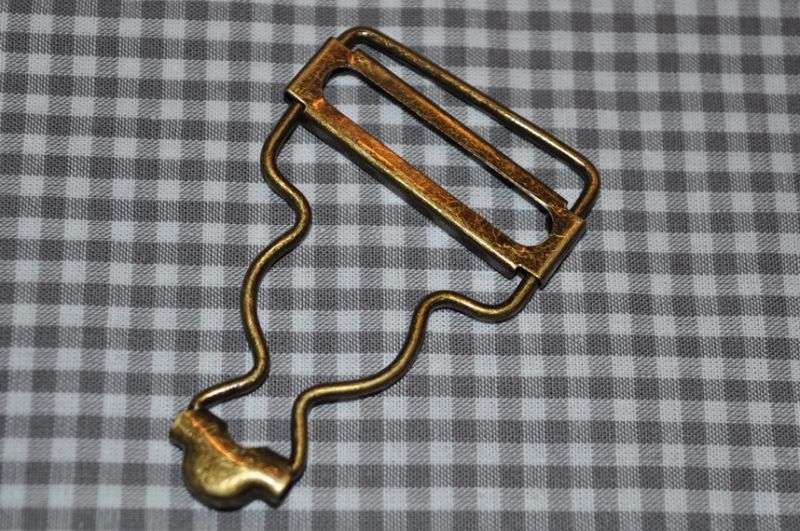 [730202.002] Hosenträger/Latzhosen Schnalle bronze 30mm