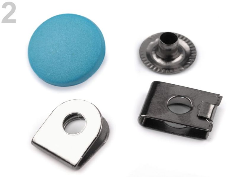 Hosen Schiebeknopf türkis