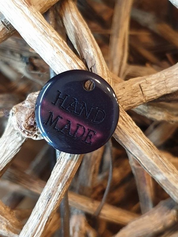 Zierteil Handmade schwarz