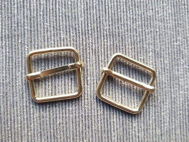 Schieber Gurtversteller Silber 20x20