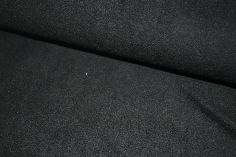 Fleece uni schwarz 01