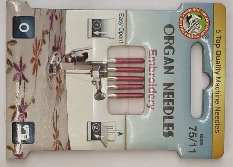 Organ Nähnadeln Embrodery 75/11