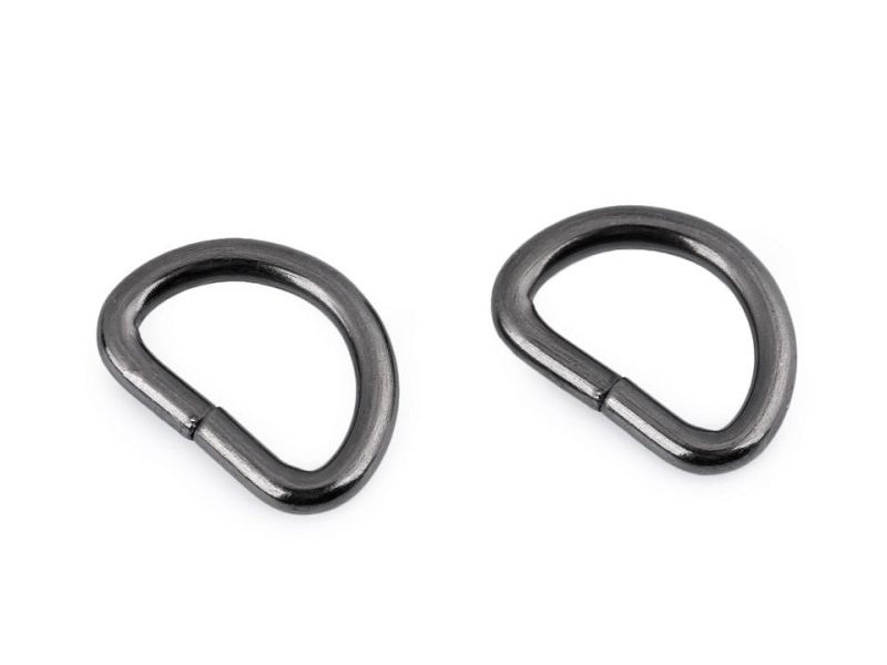 D-Ring 15 mm hematit
