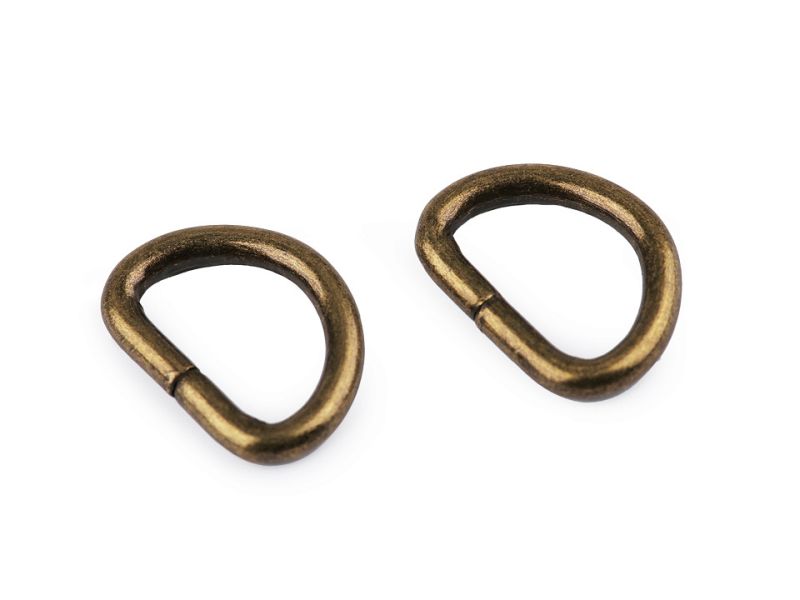 D-Ring 15 mm Bronze