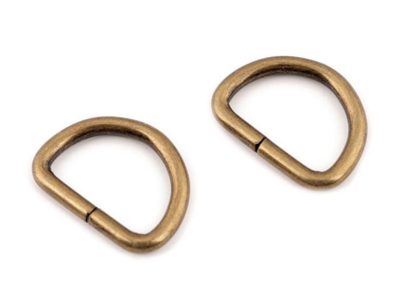 D-Ring 20 mm offen Bronze