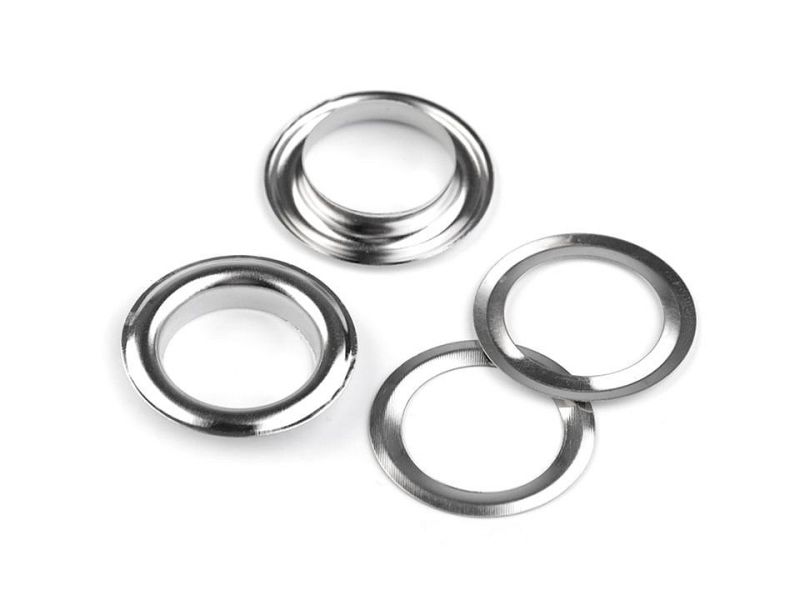 Ösen für Presse 10stk 14mm Silber 1