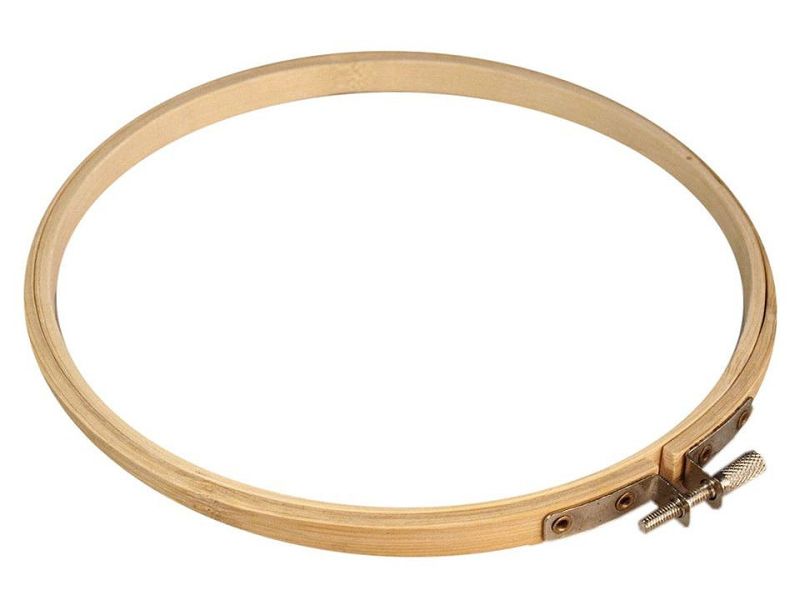 Stickrahmen rund aus Bambus 19,7 cm
