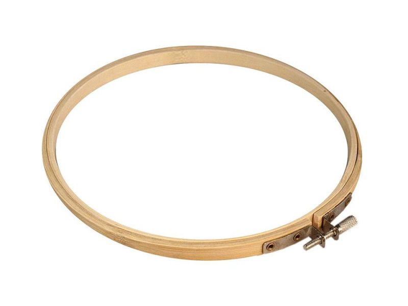 Stickrahmen rund aus Bambus 15 cm