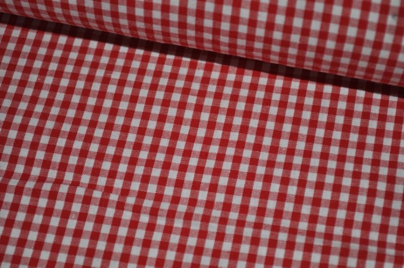 Baumwolle Vichy karo rot 3mm 2