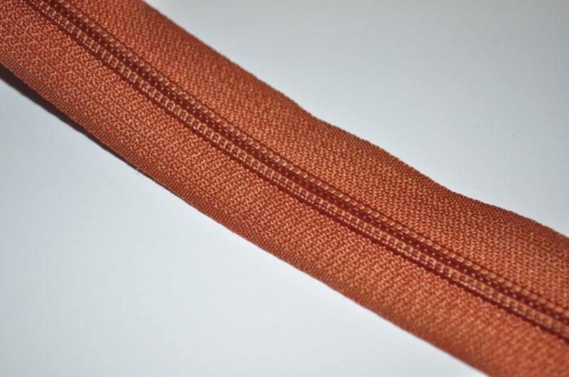 Endlosreißverschluss 5 mm rost