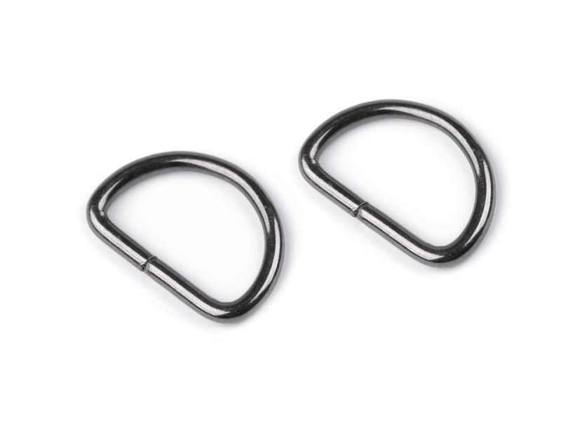 D-Ring 12 mm Hematit