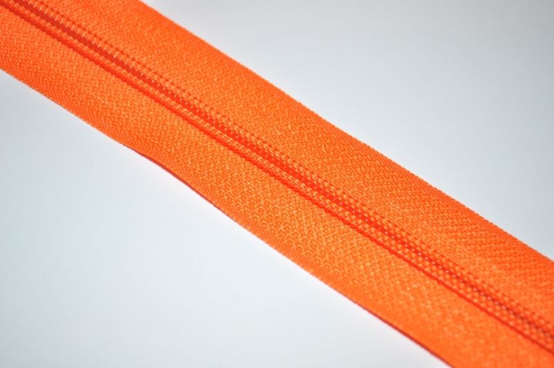 Endlosreißverschluss 5 mm orange