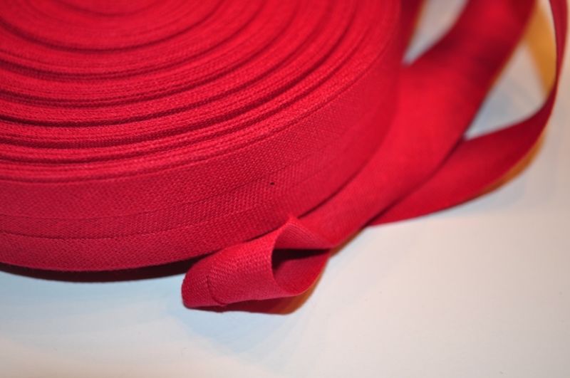 Schrägband gefalzt 20 mm beere