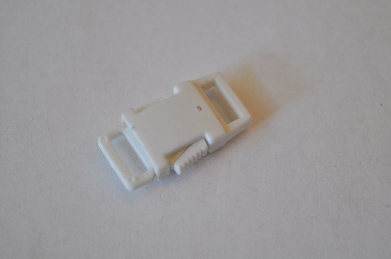 Steckschnalle 9 mm wollweiß