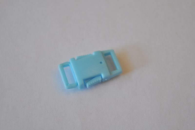 Steckschnalle 9 mm hellblau