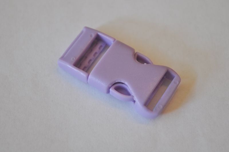 Steckschnalle 15 mm flieder