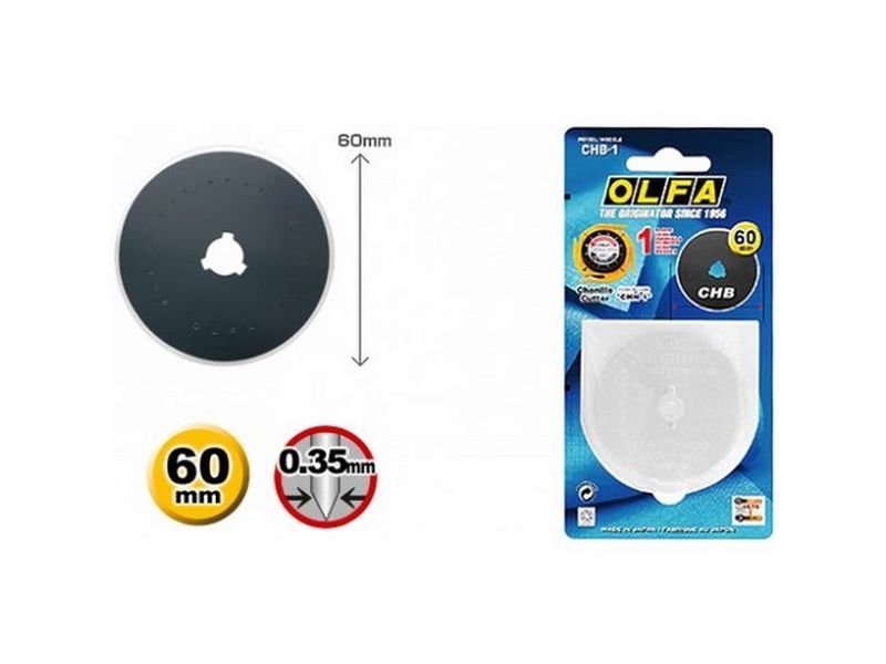 Ersatzklinge für Olfa Chenille Cutter 60mm