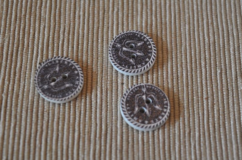 Holz Knopf Maritim 5