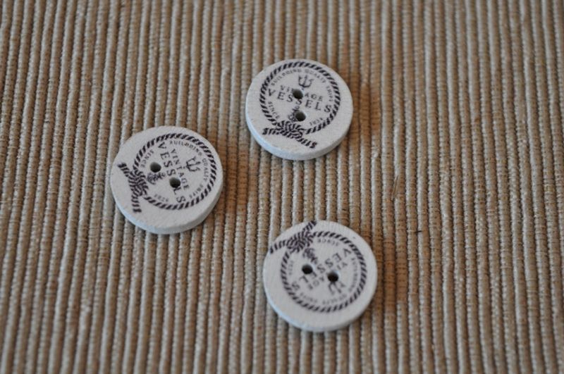 Holz Knopf Maritim 8