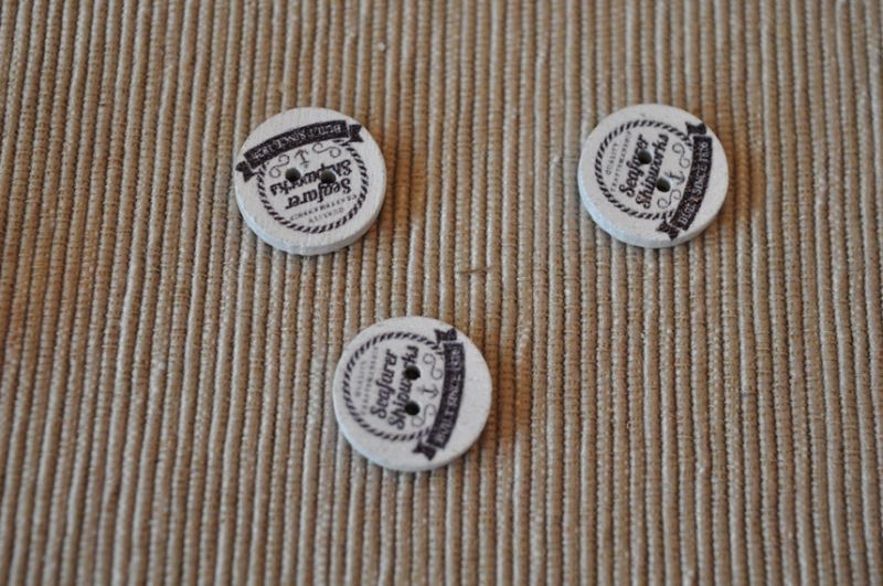 Holz Knopf Maritim 10