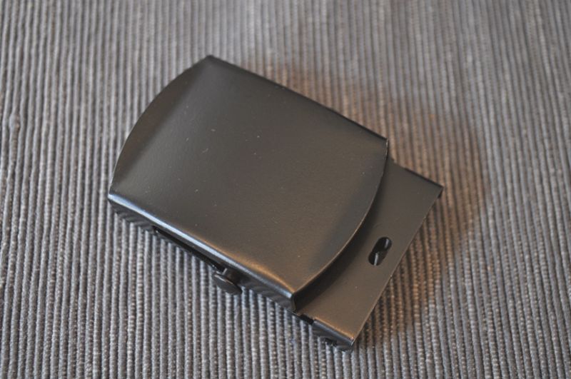 Gürtelschnalle 34mm schwarz