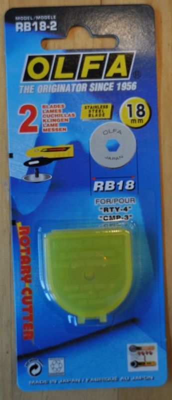 Ersatzklinge Olfa Rollschneider 18 mm