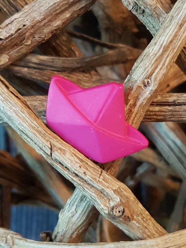 Knopf Faltboot pink